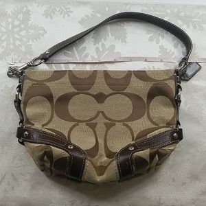 Coach signature logo mini bag